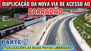 OBRAS: DUPLICAÇÃO DA NOVA VIA DE ACESSO AO BARRADÃO! 28/08/2024#barradão #ecvitória #obras