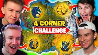 Die 4 CORNER BOSS CHALLENGE in Fortnite Chapter 5 