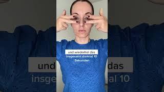 Schlupflider reduzieren mit nur 3 Übungen #gesichtsyoga #faceyoga #guasha #schlupflider