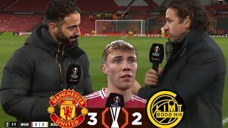 Man Utd vs Bodo 3-2 Post Match Breakdown: Exclusive Interviews with Ruben Amorim  Rasmus Hojlund! ️