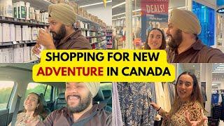 Shopping for new adventure in Canada | A day in our life | Life in Canada with Gursahib and Jasmine