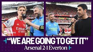Mikel Arteta & Martin Odegaard address the Arsenal crowd after Premier League title heartbreak 