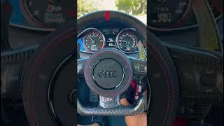 Crazy LOUD Audi R8 V10 Downshifts ️ CRAZY Sounds! #AudiR8 #R8V10