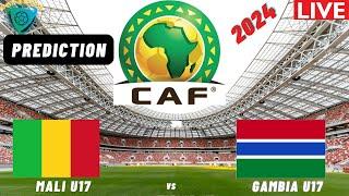 Mali vs Gambia SEMI FINAL CAF U17 Africa Cup Of Nations  2024 Qualification