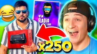 I GAVE FM RADIO GAMING 250 CRATES  (INSANE LUCK)