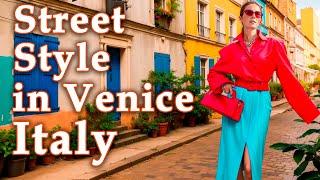 Street Style in VENICE ITALY #venice2024 #summerstyle2024 #streetstyle2024