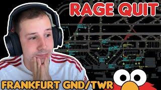 RAGE QUIT?! ZU BUSY?! Frankfurt Friday Fun auf Frankfurt Apron EDDF_C_GND und Tower EDDF_TWR #vatsim