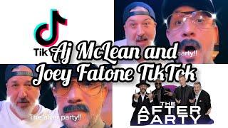 Aj McLean and Joey Fatone At Rehearsal For The After Party (TikTok)