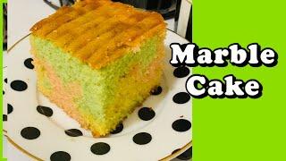 MARBLE CAKE| BUTTER CAKE | මාබල් කේක්