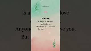 Could Waiting Be The Secret To A Lasting Relationship?  Love Quotes #shorts