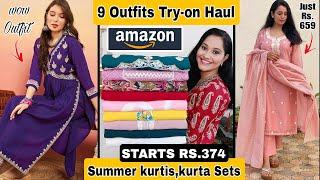 Latest Amazon Summer Kurti Sets/Cord Sets HaulAmazon Semi Partywear/Dailywear kurti Sets#Amazon