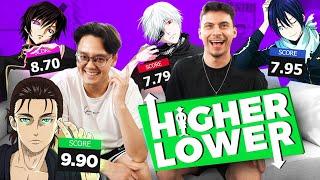 WELCHER ANIME rasiert ALLE? 'HIGHER OR LOWER'  (ft. @Luufey )