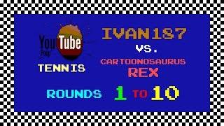 Full YTP Tennis vs. Cartoonosaurus Rex | Rounds 1 to 10