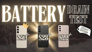 Samsung Galaxy S24+ vs S23+ vs S22+ EXTREME Battery Drain Test
