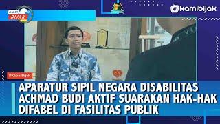 ASN Disabilitas Achmad Budi Aktif Suarakan Hak-hak Disabilitas di Fasilitas Publik