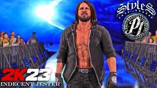 WWE 2K23 AJ Styles 2024 "Lone Wolf" Entrance w/ Evil Ways Entrance Theme! - WWE 2K23 Mods