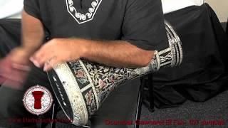 The Peacock Sombaty Gawharet El Fan 18.5" Darbuka (107) - Professional Drum