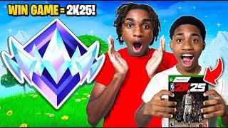 Win A Game Of Fortnite I'll Buy You NBA 2K25 Challenge With Brother!