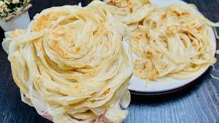 Its easier than it looks කඩේ රසටම හරියටම ලේයර්ස් පරාටා හදමු| Layered Paratha Recipe | Parotta