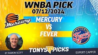 Phoenix Mercury vs Indiana Fever 7/12/24 WNBA Picks & Predictions by Ramon Scott,