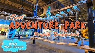 BEST ADVENTURE PARK FOR KIDS | RIYADH BOULEVARD | EBDA ADVENTURE PARK