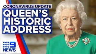 Coronavirus: Queen addresses the UK on COVID-19 | Nine News Australia