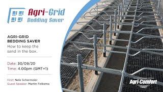 Agri-Grid Bedding Saver /How to keep the sand in the box - A Cow Comfort Webinar