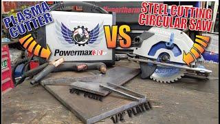 Plasma Cutter VS Circular Saw STEEL CUTTING