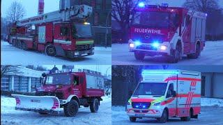 [Schneesturm Tristan] Einsatzfahrten im Ruhrgebiet bei Schnee