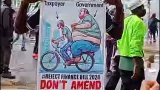 Scenes From The Revolutionary Protests | #rejectfinancebill2024