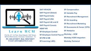 SAP HR/HCM: UK Payroll Tax Session_3 by Mr. Sriram