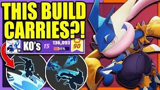 SURF with DOUBLE TEAM on GRENINJA is much BETTER than I thought | Pokemon Unite