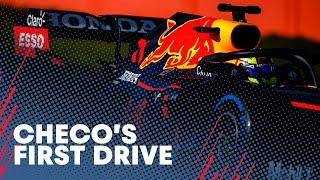 Sergio Perez's First Drive With Red Bull Racing