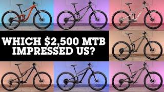 $2,500 Full-Suspension Mountain Bike Comparison Test