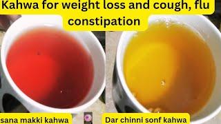 kahwa for weight loss,flu,cough& constipation,smog|by flavor fusion kitchen