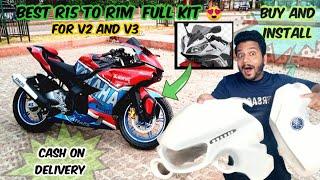 Most loaded Yamaha R15 converted to R1m | Modified yamaha R15 | @motoaesthetics7429