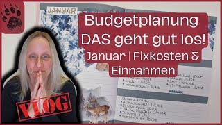 SPAREN Januar Budget planen  Das wird schon! ECHTE Einnahmen & Ausgaben #budgetplanung #vlog #geld