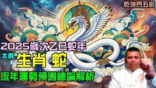 2025歲次乙巳生肖屬蛇專屬流年預測總論解析