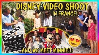 OUR DISNEY FILM SHOOT IN FRANCE | We Are The Davises