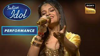 Indian Idol S13 | Senjuti की "Teri Umeed Tera Intezar" Song पर एक Lyrical Performance | Performance