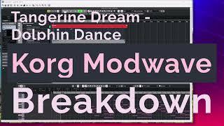 Recreating Tangerine Dream's Dolphin Dance with Korg Modwave