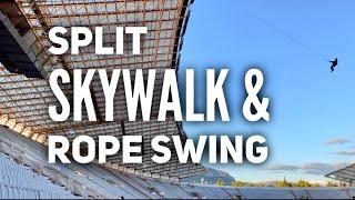 SKYWALK: Poljud Stadium Rooftop & Rope Swing Experience (SPLIT CROATIA)