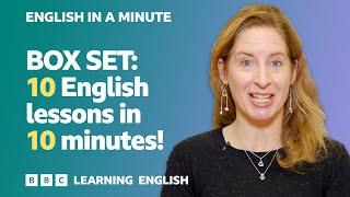 BOX SET: English In A Minute 9 – TEN English lessons in 10 minutes!