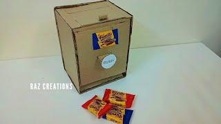 Chocolate Vending Machine with cardboard!  | RAZ CREATIONS