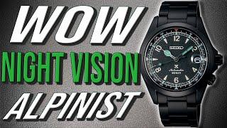 Seiko Alpinist SPB337 NIGHT VISION Limited Edition (FULL REVIEW)