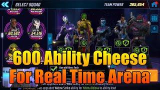 How to Cheese 600 Ability Objectives for RTA - MSF - Marvel Strike Force