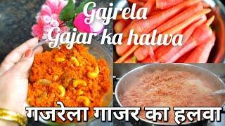 Gajrela / Gajar Halwa / गजरेला / गाजर का हलवा / Carrot Halwa / Gajrela recipe punjabi style