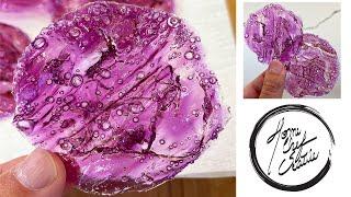 CLEAR RED CABBAGE CHIPS - Beautiful Garnish