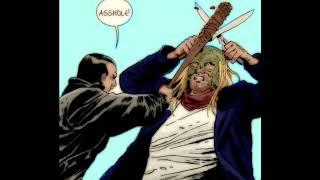 TWD - Color Comic Negan vs Beta