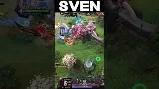 Sven is BrokenInstant 2600 Golds in 36 Second #dota2 #shorts #Rampage